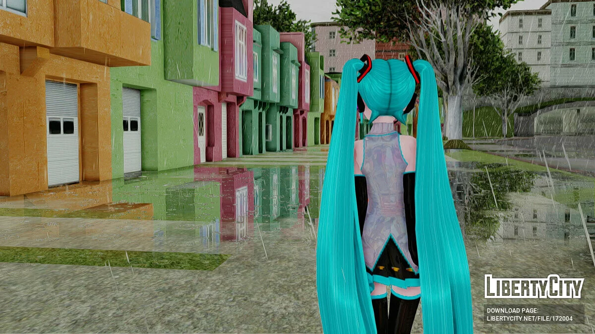 Hatsune Miku + Аксессуары (PDFT) / GTA San Andreas