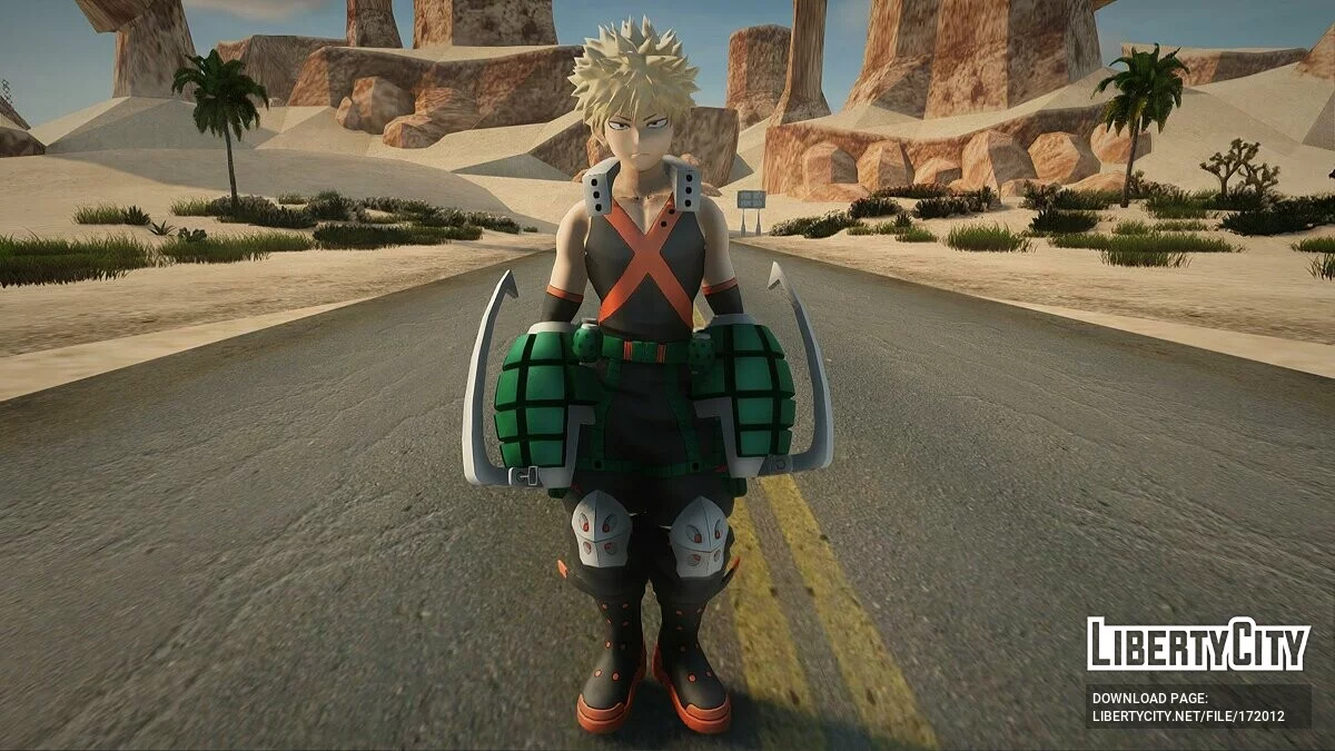 Скины из My Hero Academia v2 / GTA San Andreas