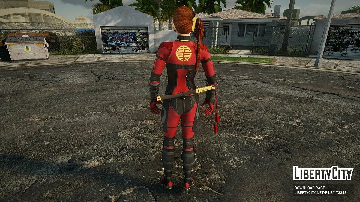 Касуми (DOA6 Costume 2) / GTA San Andreas