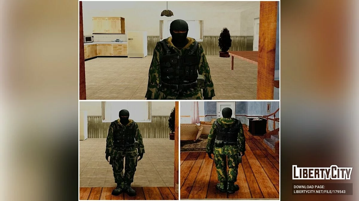 Arctic из Counter-Strike Source (9 скинов) / GTA San Andreas