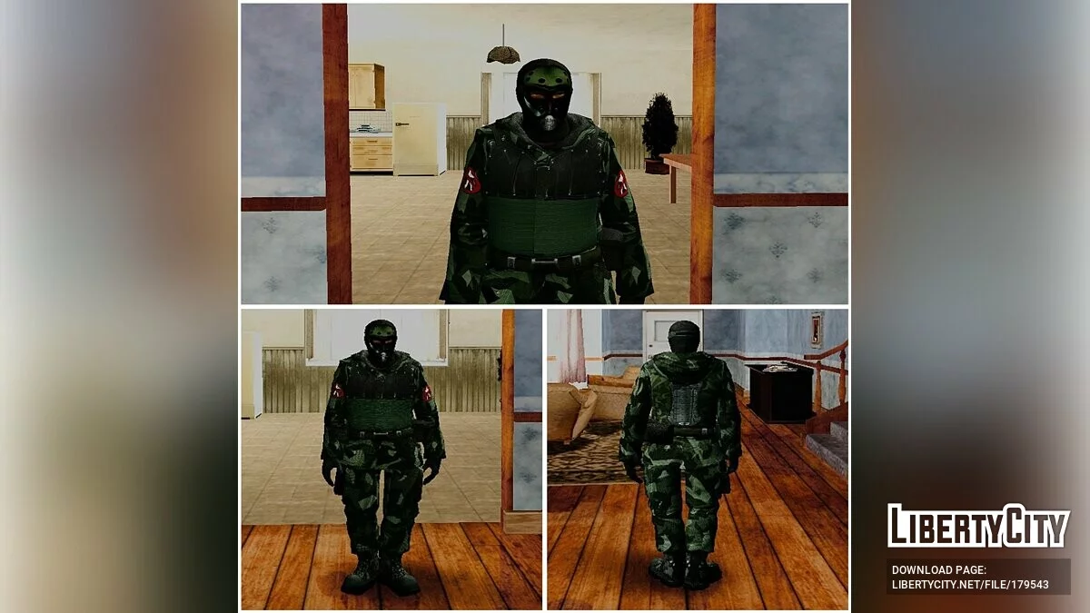 Arctic из Counter-Strike Source (9 скинов) / GTA San Andreas
