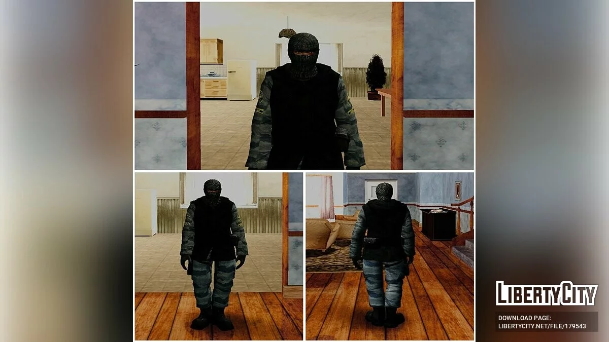 Arctic из Counter-Strike Source (9 скинов) / GTA San Andreas
