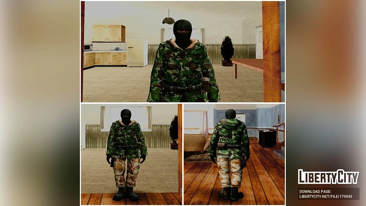 Arctic из Counter-Strike Source (9 скинов) / GTA San Andreas