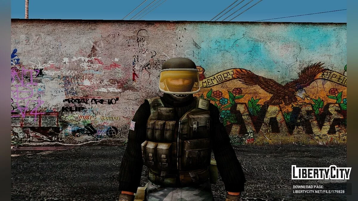 Gign из Counter-Strike Source / GTA San Andreas
