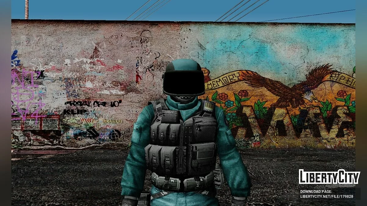 Gign из Counter-Strike Source / GTA San Andreas
