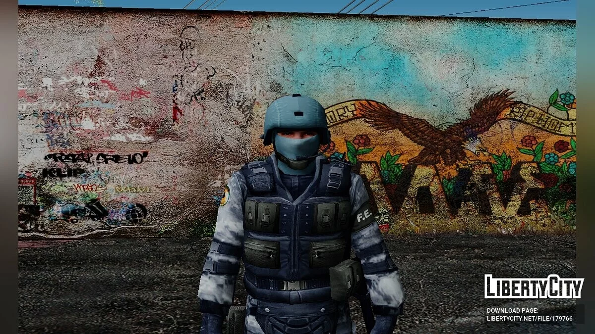 GSG9 из Counter-Strike Source / GTA San Andreas