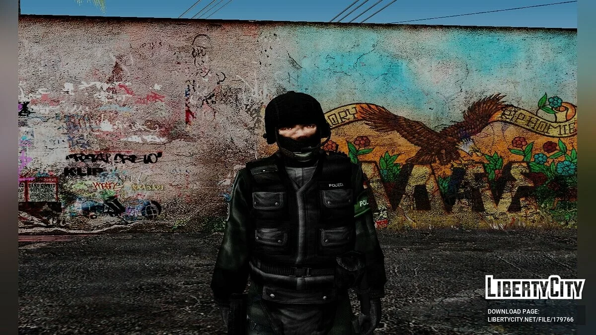 GSG9 из Counter-Strike Source / GTA San Andreas