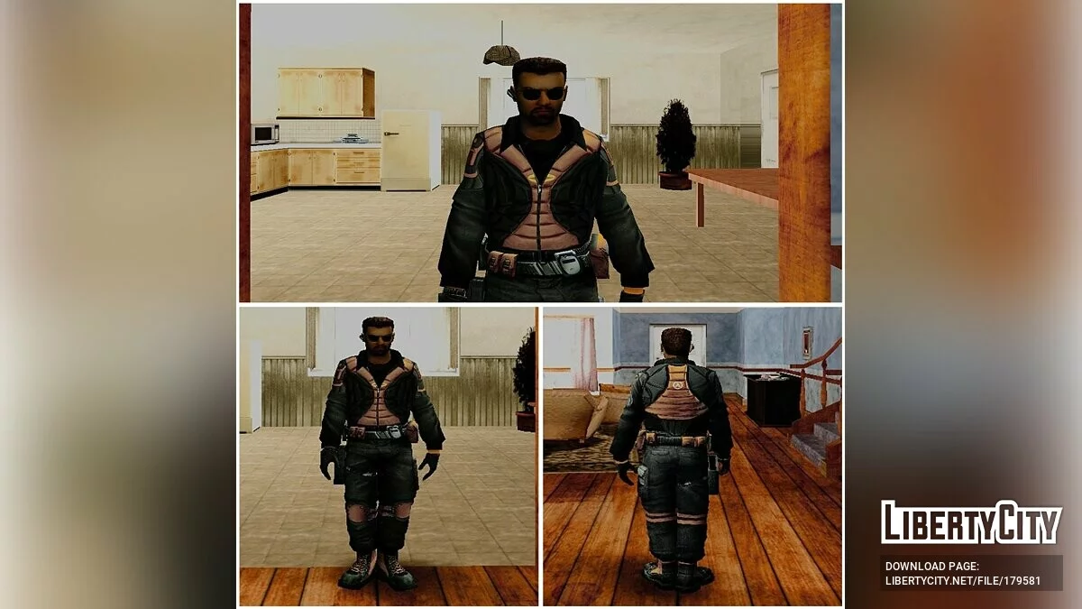 Leet из Counter-Strike Source (5 скинов) / GTA San Andreas