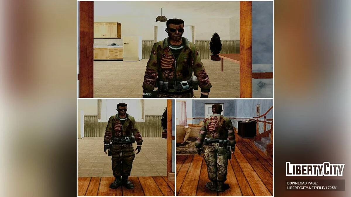 Leet из Counter-Strike Source (5 скинов) / GTA San Andreas