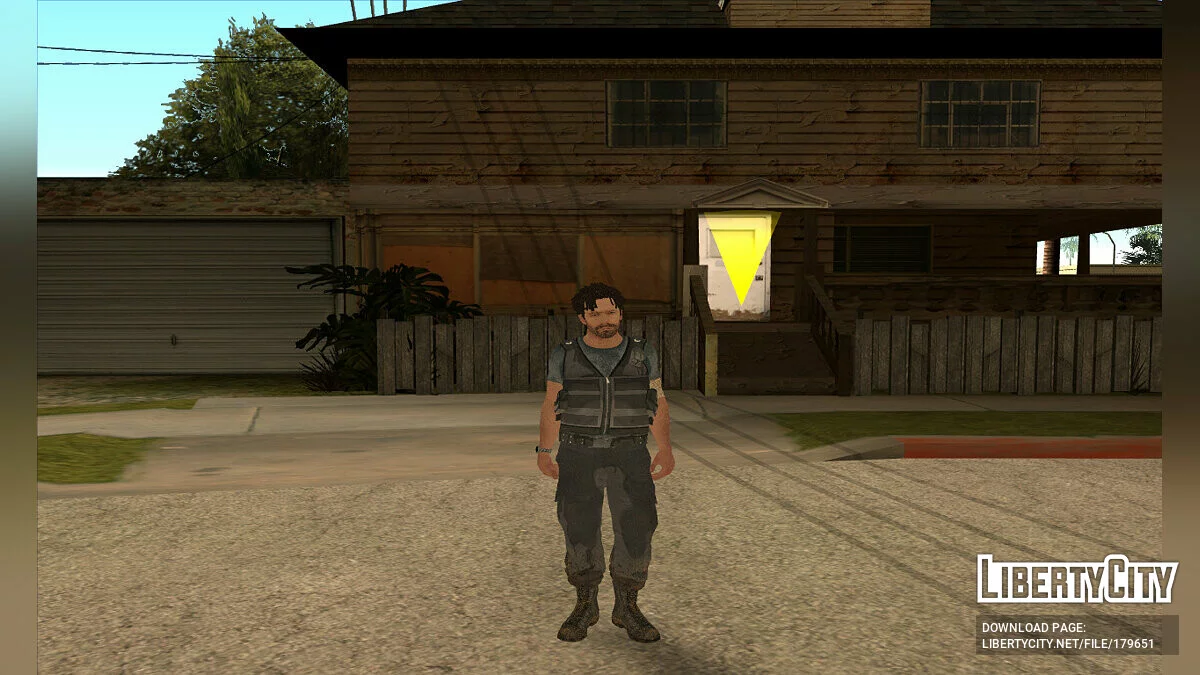 Макс Пейн из Max Payne 3 / GTA San Andreas