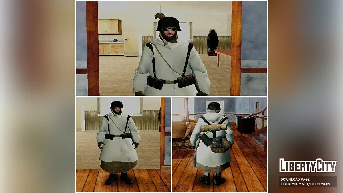 Немецкие солдаты из Call of Duty 2 (Африка, Нормандия и Сталинград) / GTA San Andreas