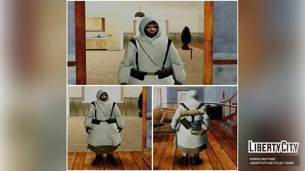 Немецкие солдаты из Call of Duty 2 (Африка, Нормандия и Сталинград) / GTA San Andreas