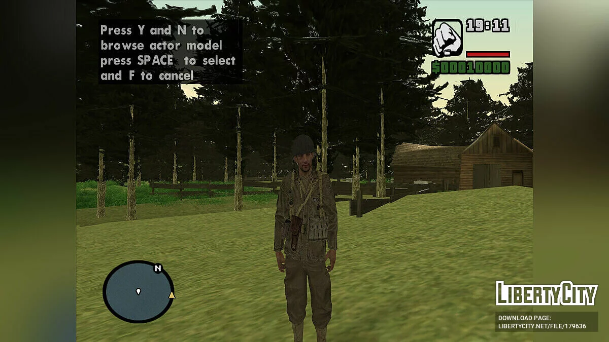 Пак американских солдат из CoD WaW / GTA San Andreas