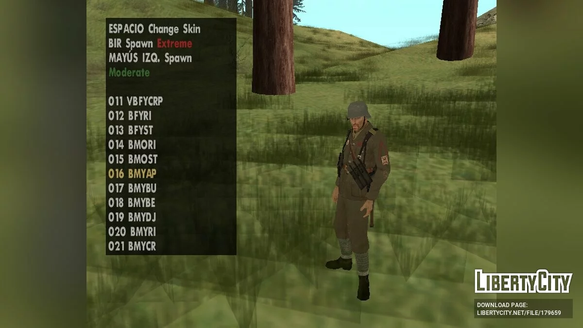 Пак испанских солдат / GTA San Andreas