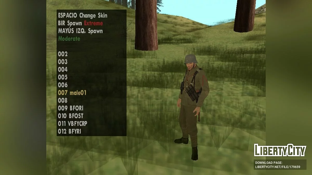 Пак испанских солдат / GTA San Andreas