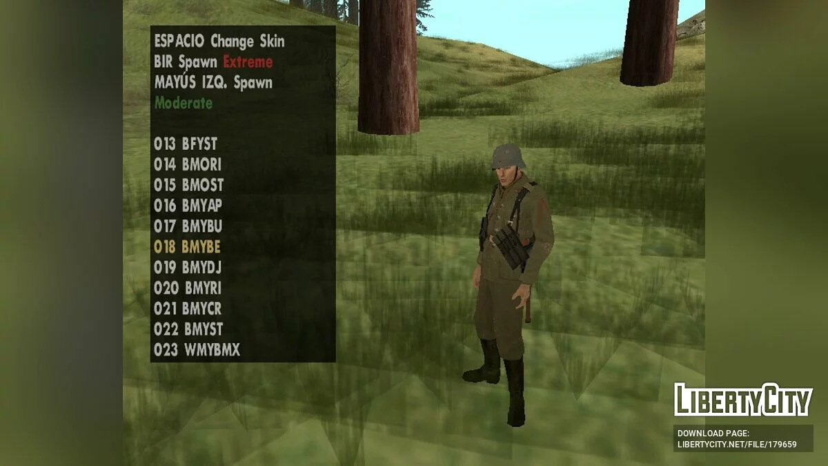 Пак испанских солдат / GTA San Andreas