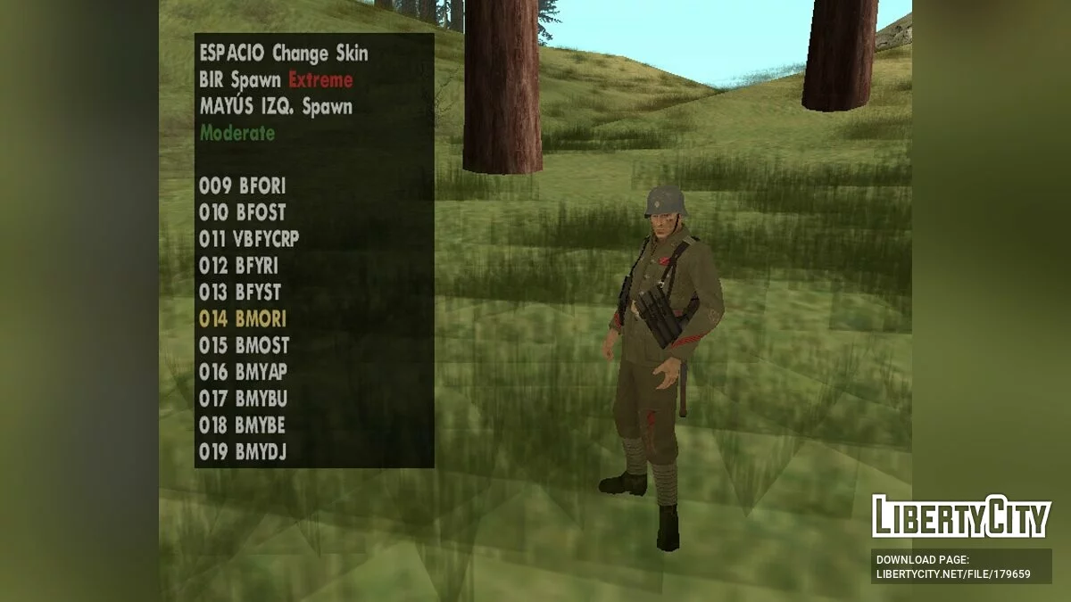 Пак испанских солдат / GTA San Andreas