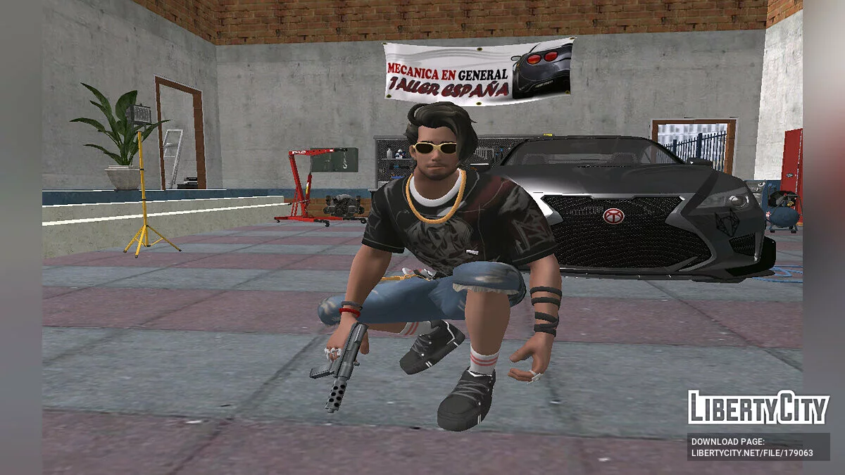Riptide Raz из Fortnite / GTA San Andreas