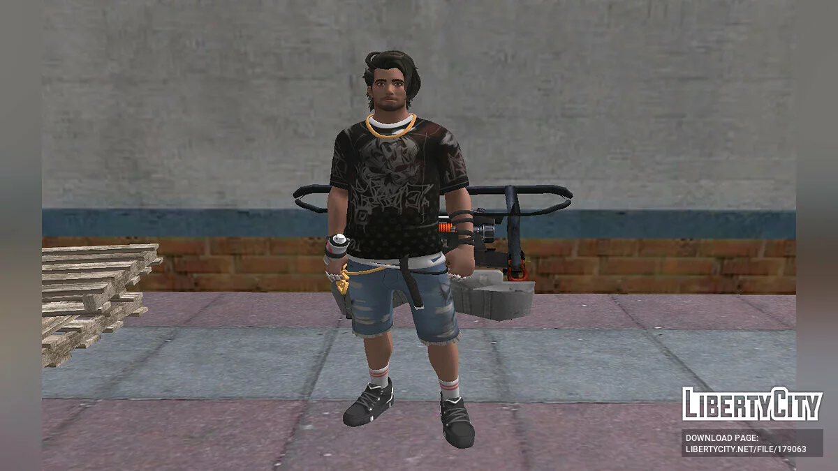 Riptide Raz из Fortnite / GTA San Andreas