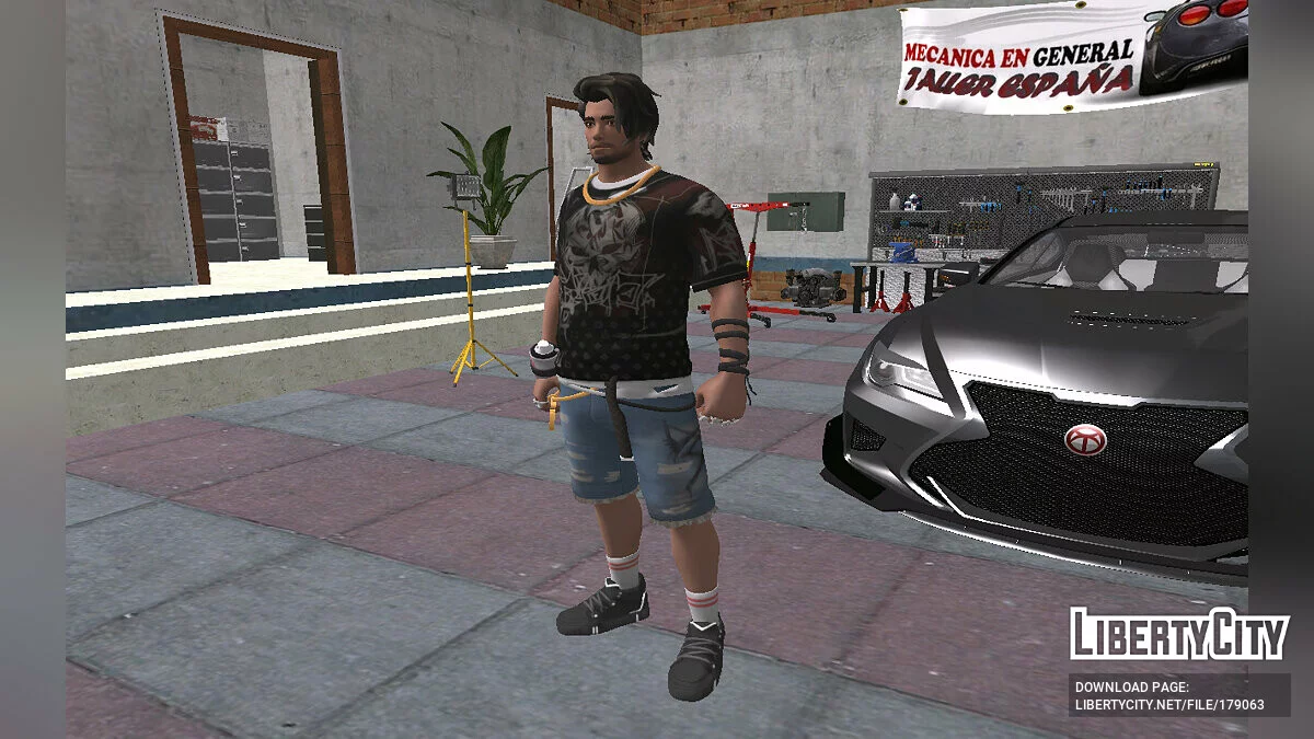 Riptide Raz из Fortnite / GTA San Andreas