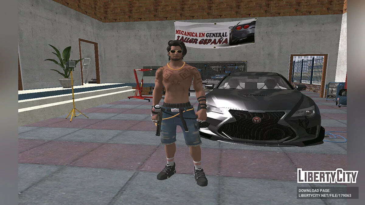 Riptide Raz из Fortnite / GTA San Andreas