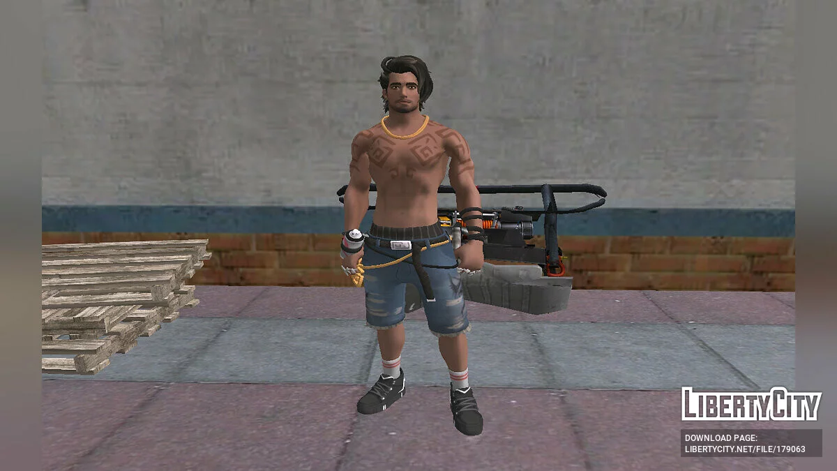 Riptide Raz из Fortnite / GTA San Andreas