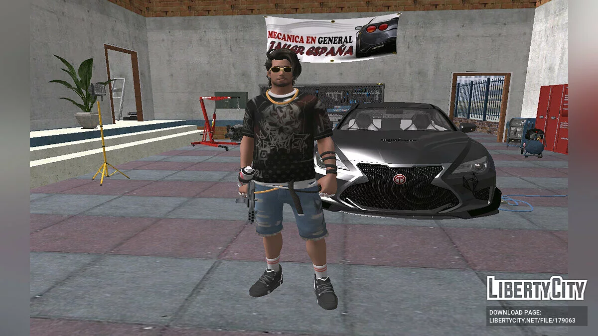 Riptide Raz из Fortnite / GTA San Andreas