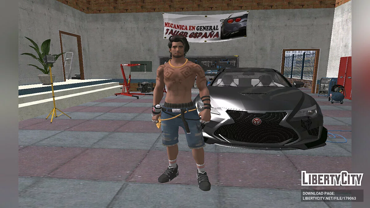 Riptide Raz из Fortnite / GTA San Andreas