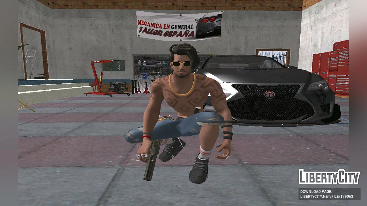 Riptide Raz из Fortnite / GTA San Andreas