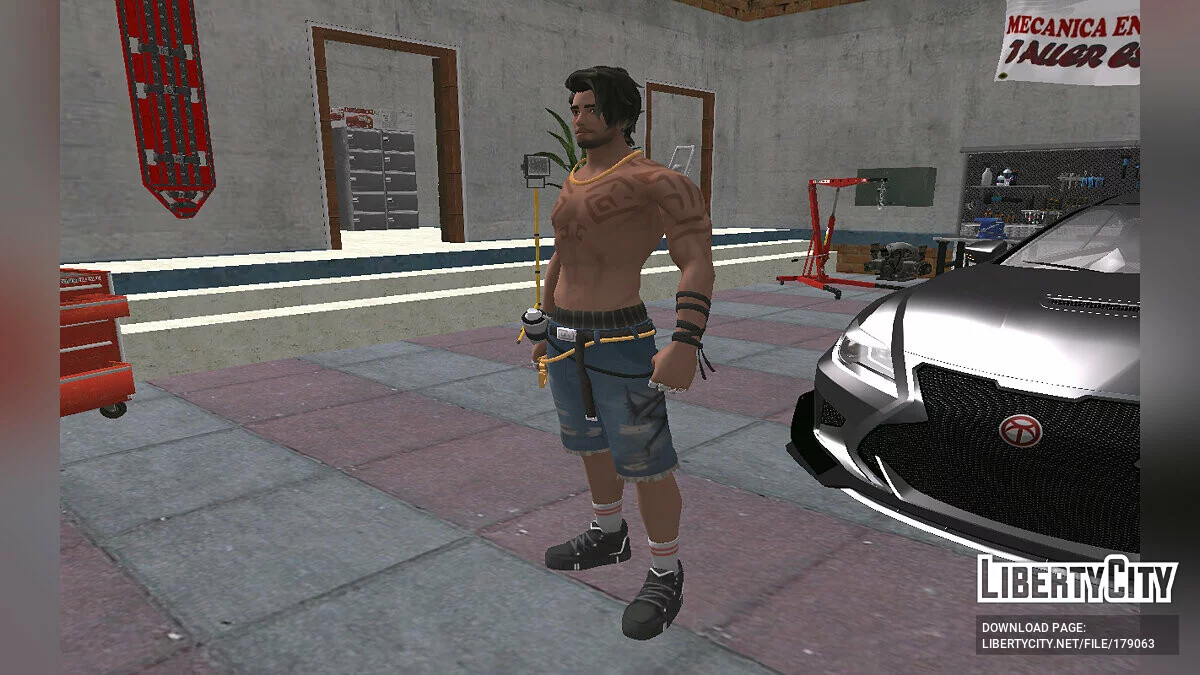 Riptide Raz из Fortnite / GTA San Andreas