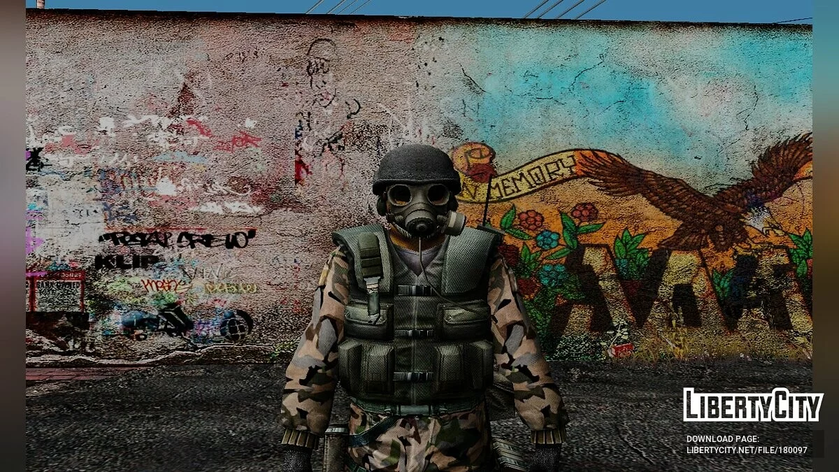 SAS из Counter-Strike Source / GTA San Andreas