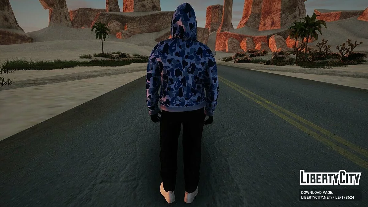 Сборник скинов Bape Shark / GTA San Andreas