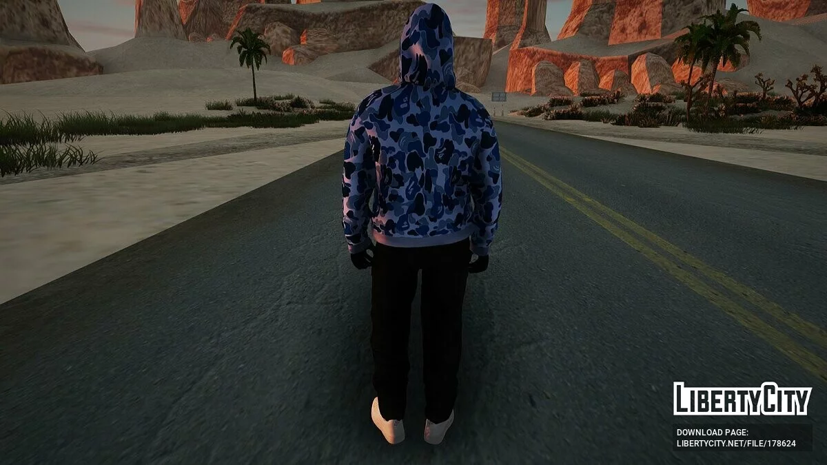 Сборник скинов Bape Shark / GTA San Andreas
