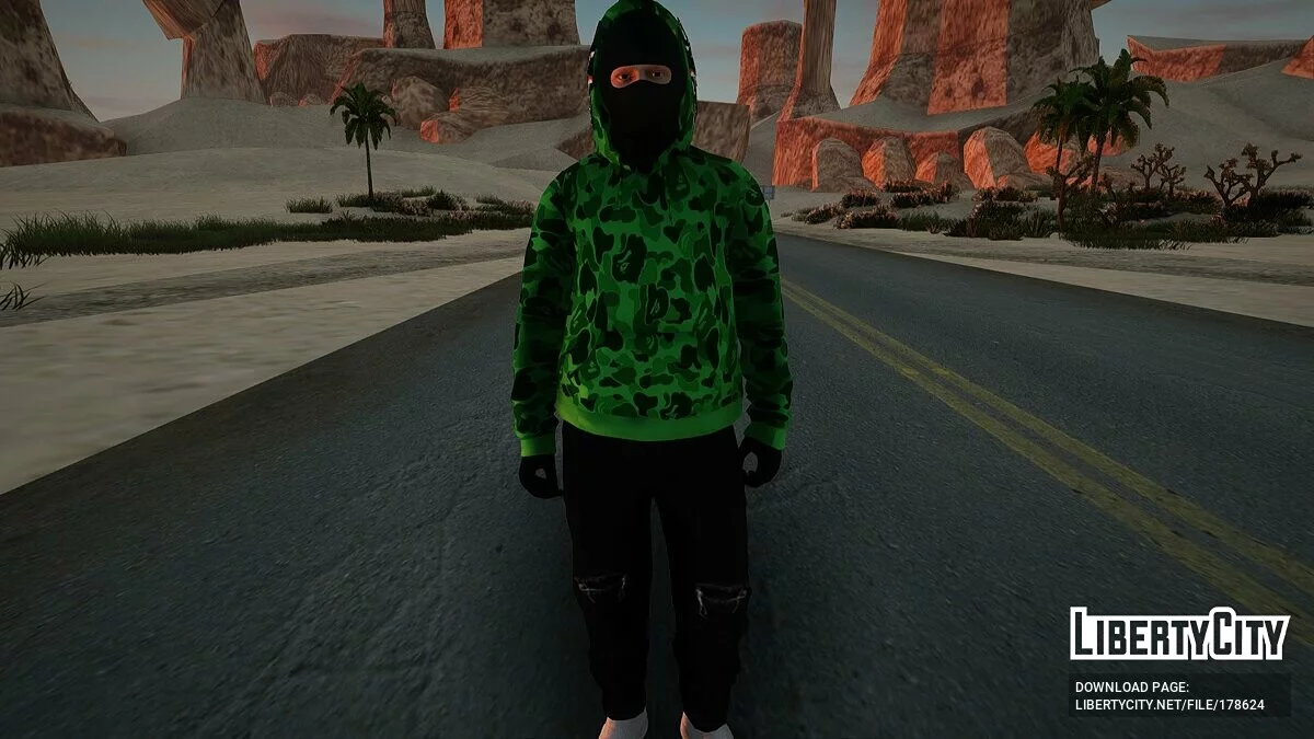 Сборник скинов Bape Shark / GTA San Andreas