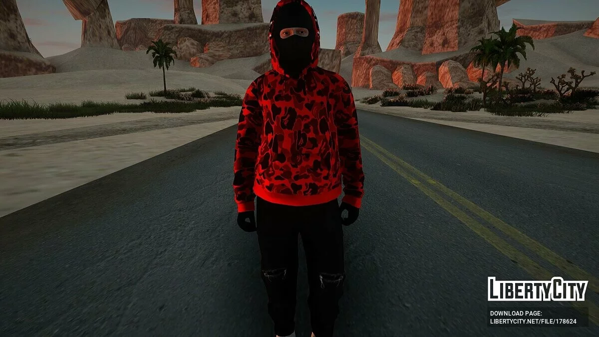 Сборник скинов Bape Shark / GTA San Andreas