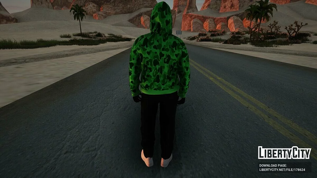 Сборник скинов Bape Shark / GTA San Andreas