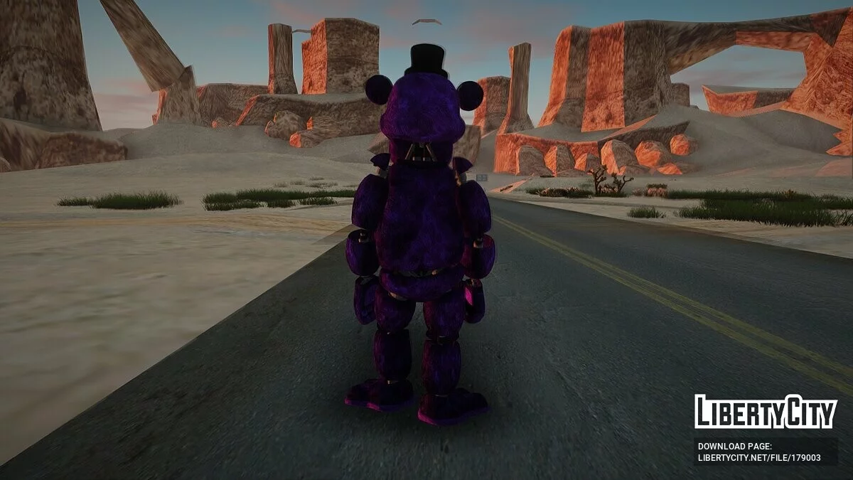 Сборник скинов из Five Nights At Freddy's / GTA San Andreas