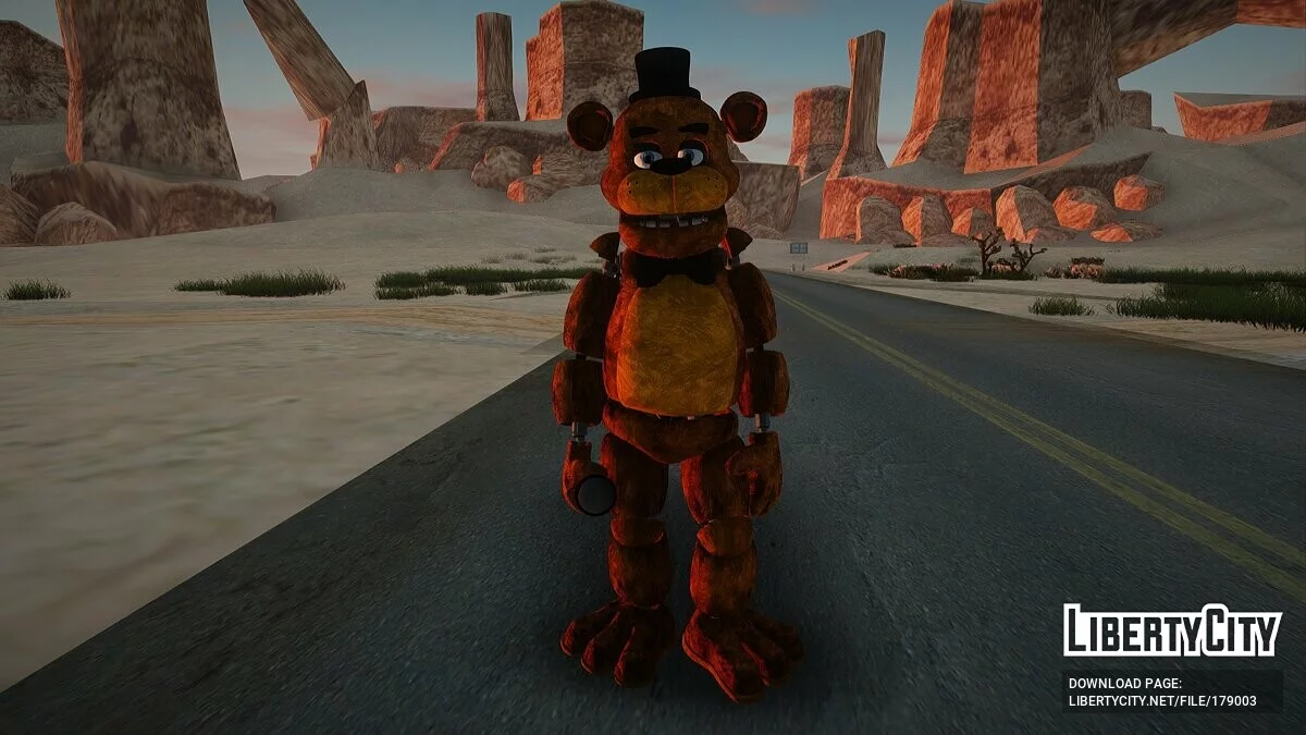 Сборник скинов из Five Nights At Freddy's / GTA San Andreas