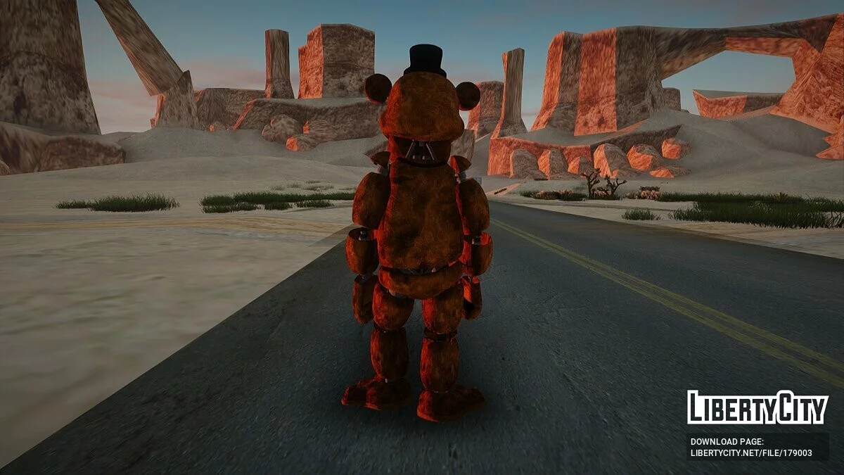 Сборник скинов из Five Nights At Freddy's / GTA San Andreas