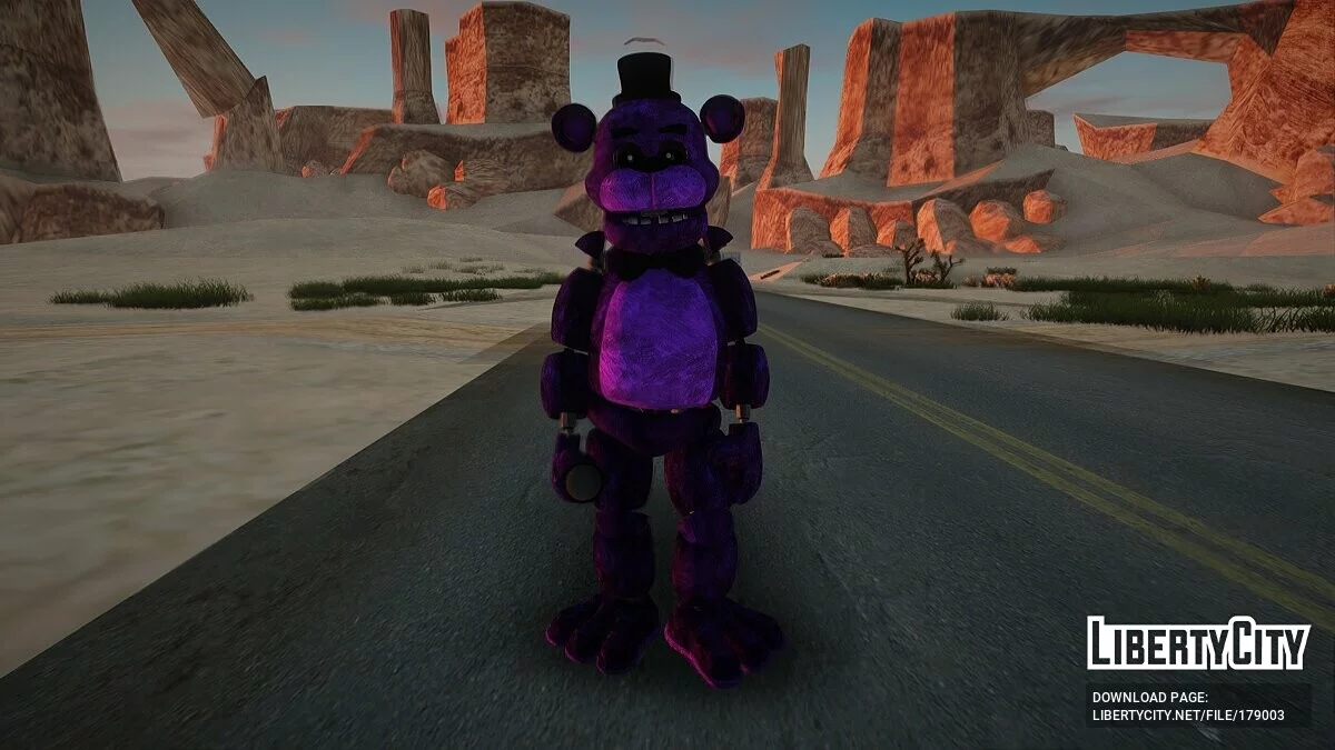 Сборник скинов из Five Nights At Freddy's / GTA San Andreas