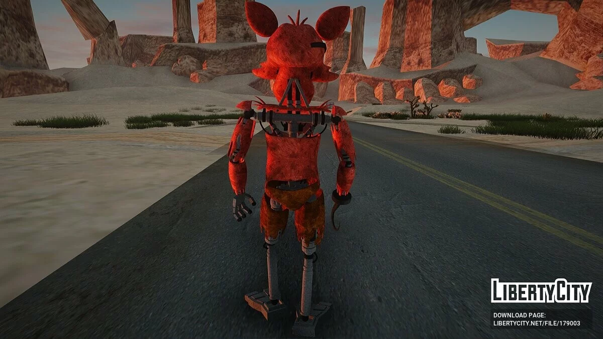 Сборник скинов из Five Nights At Freddy's / GTA San Andreas