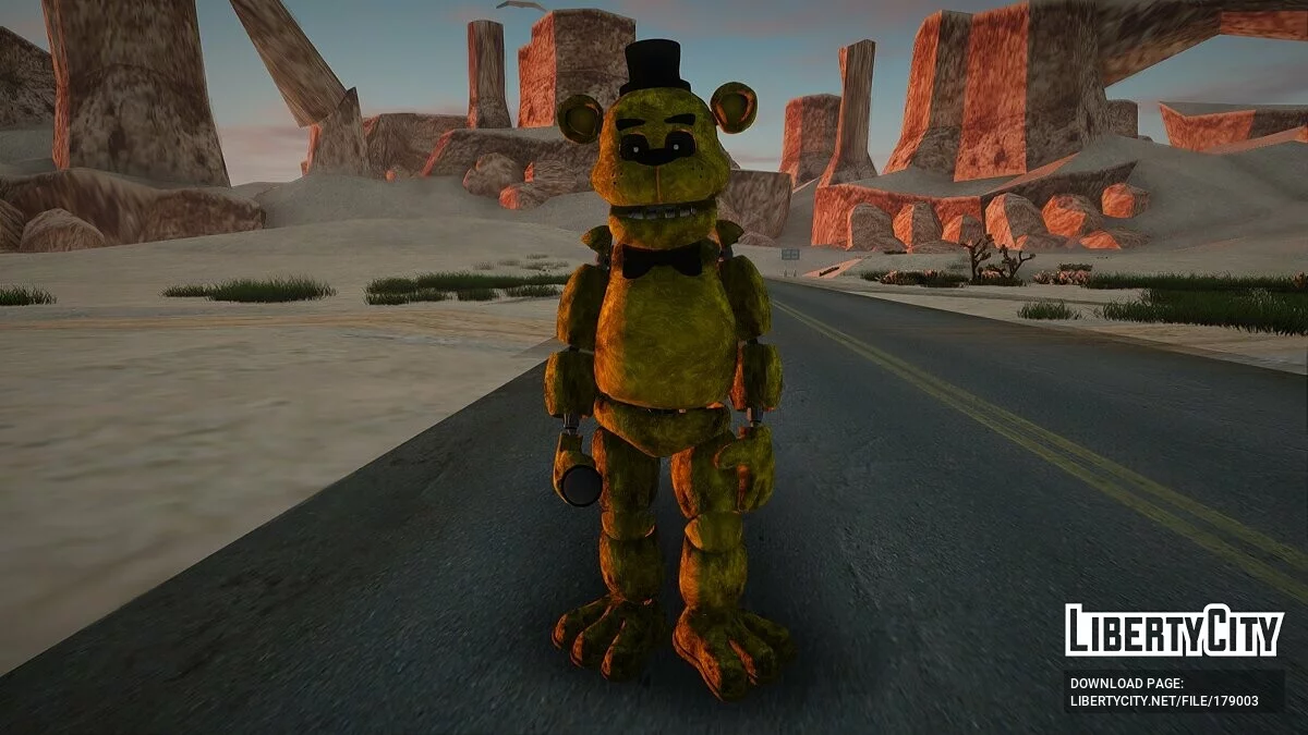 Сборник скинов из Five Nights At Freddy's / GTA San Andreas