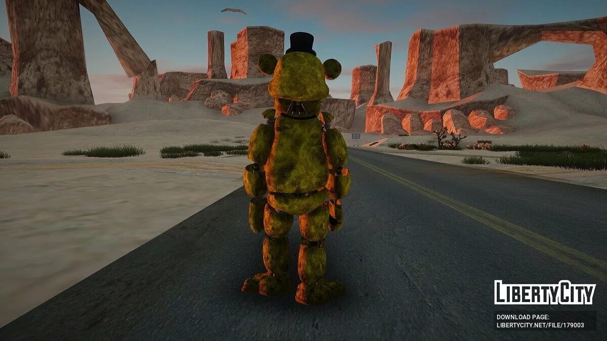 Сборник скинов из Five Nights At Freddy's / GTA San Andreas