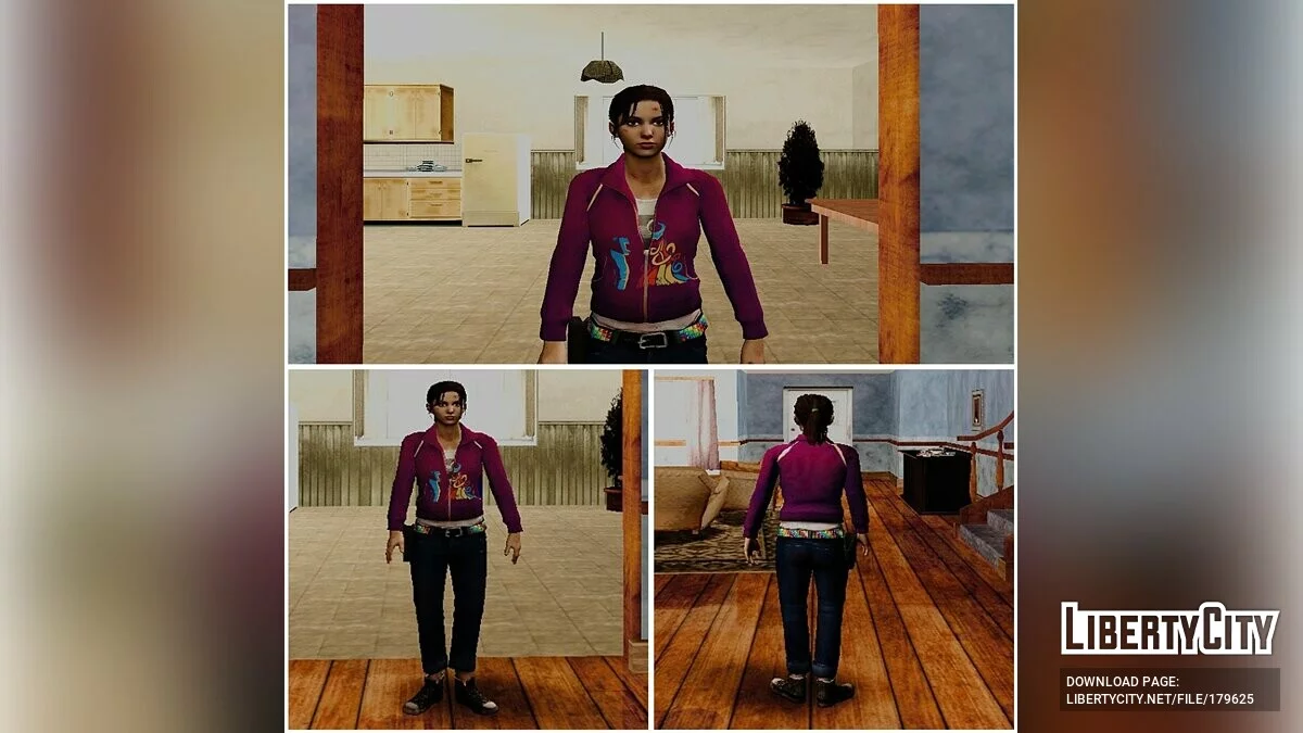 Зои из Left 4 Dead (11 скинов) / GTA San Andreas
