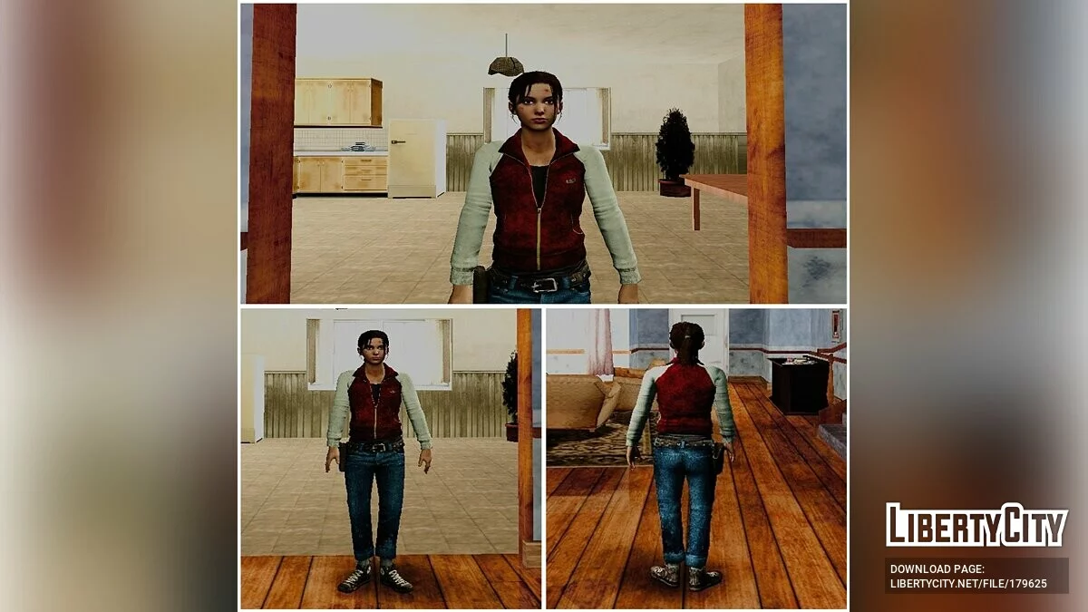 Зои из Left 4 Dead (11 скинов) / GTA San Andreas