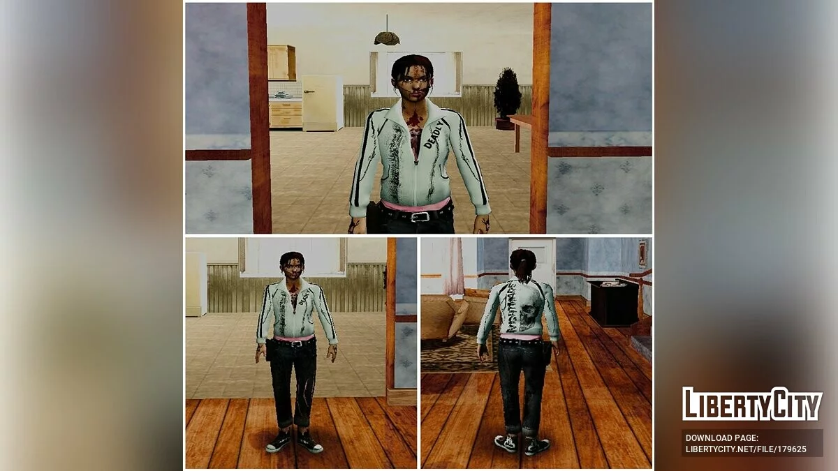 Зои из Left 4 Dead (11 скинов) / GTA San Andreas