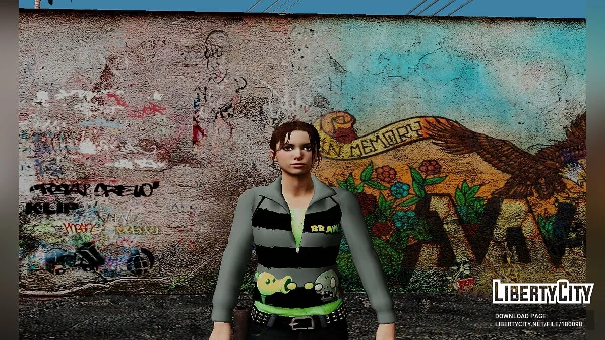 Зои из Left 4 Dead / GTA San Andreas