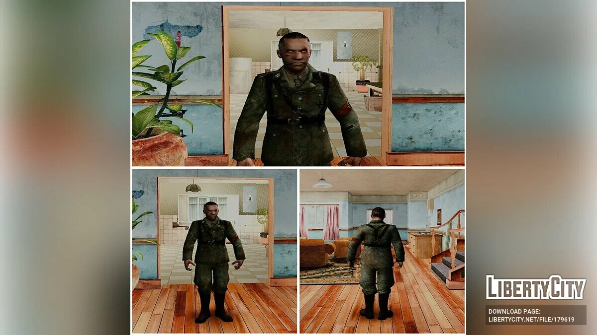 Зомби из Call of Duty World at War (9 скинов) / GTA San Andreas