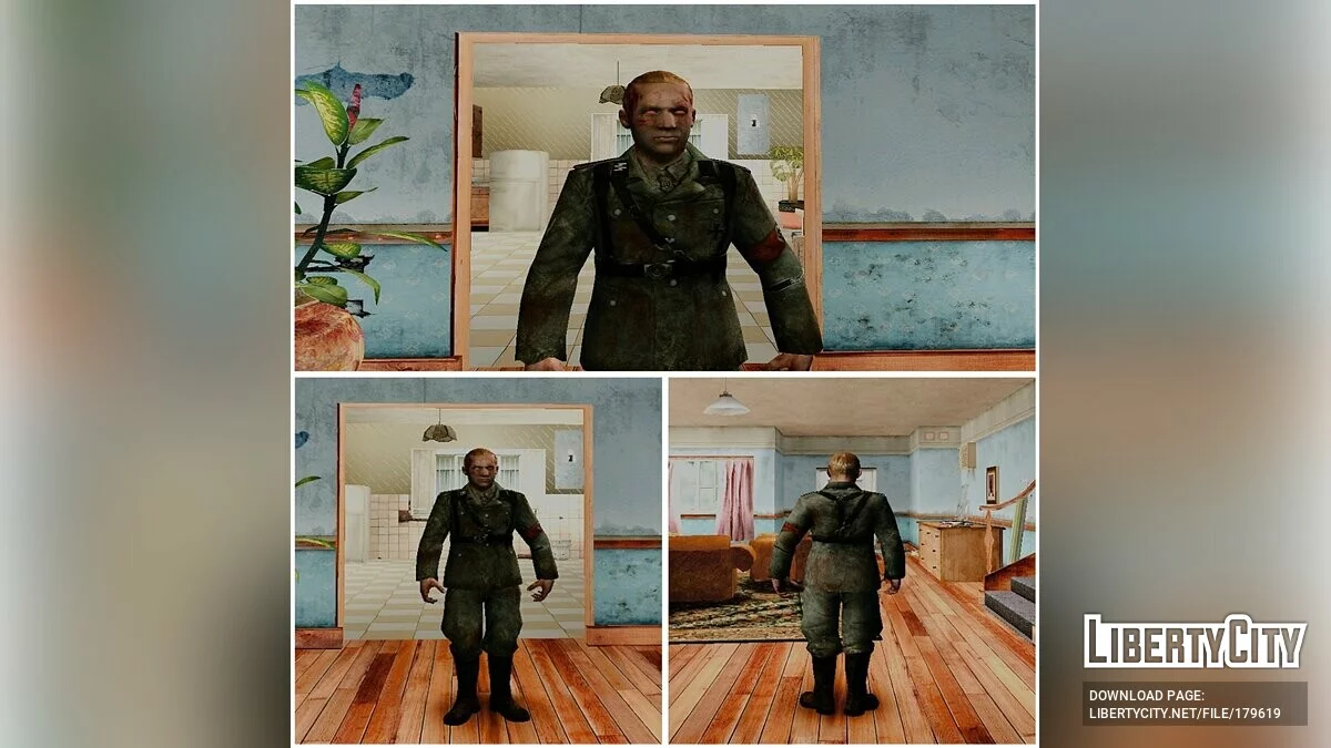 Зомби из Call of Duty World at War (9 скинов) / GTA San Andreas