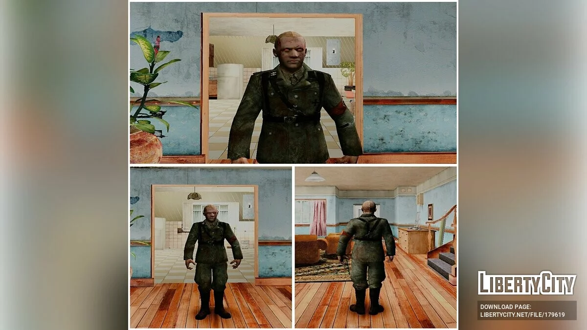 Зомби из Call of Duty World at War (9 скинов) / GTA San Andreas